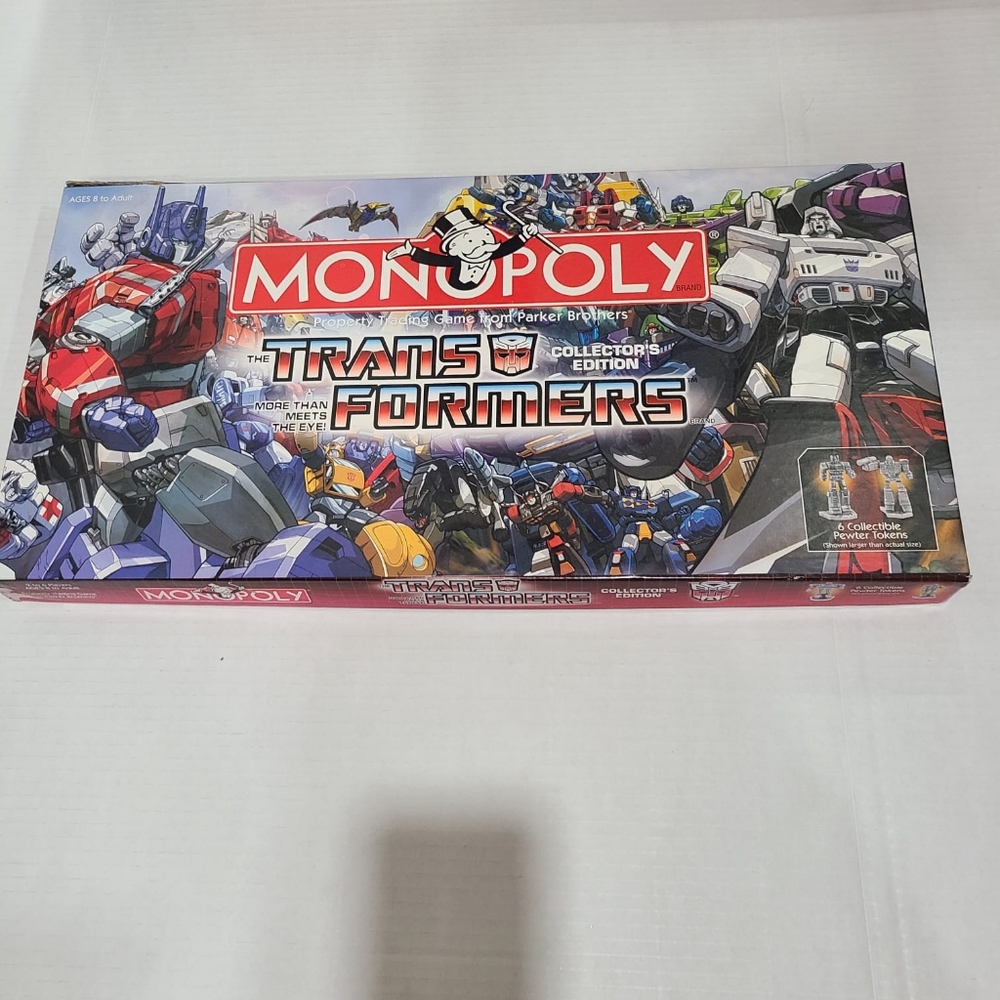Transformers Monopoly Board Game Collector's Edition 2007